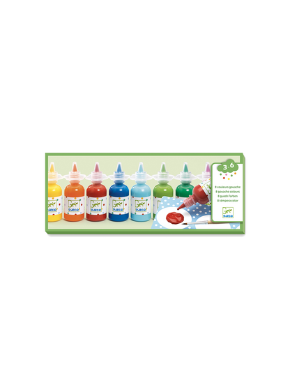 Farby gwaszowe Djeco BÉBÉ Concept 