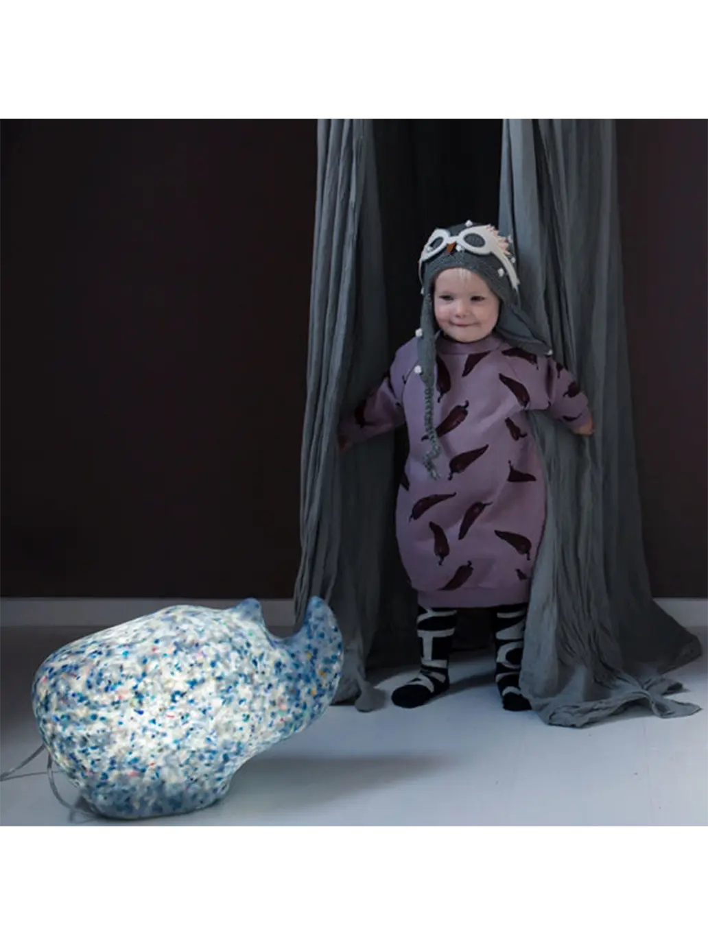 Lampa z eko tworzywa Rhino Lamp EcoBirdy BÉBÉ Concept 