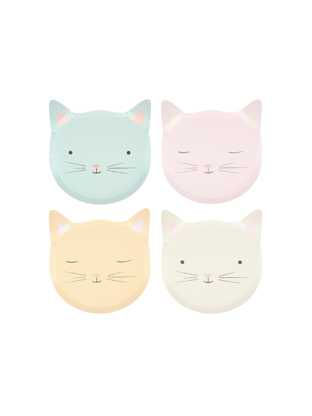 Papierowe talerzyki 8 szt. Meri Meri BÉBÉ Concept 