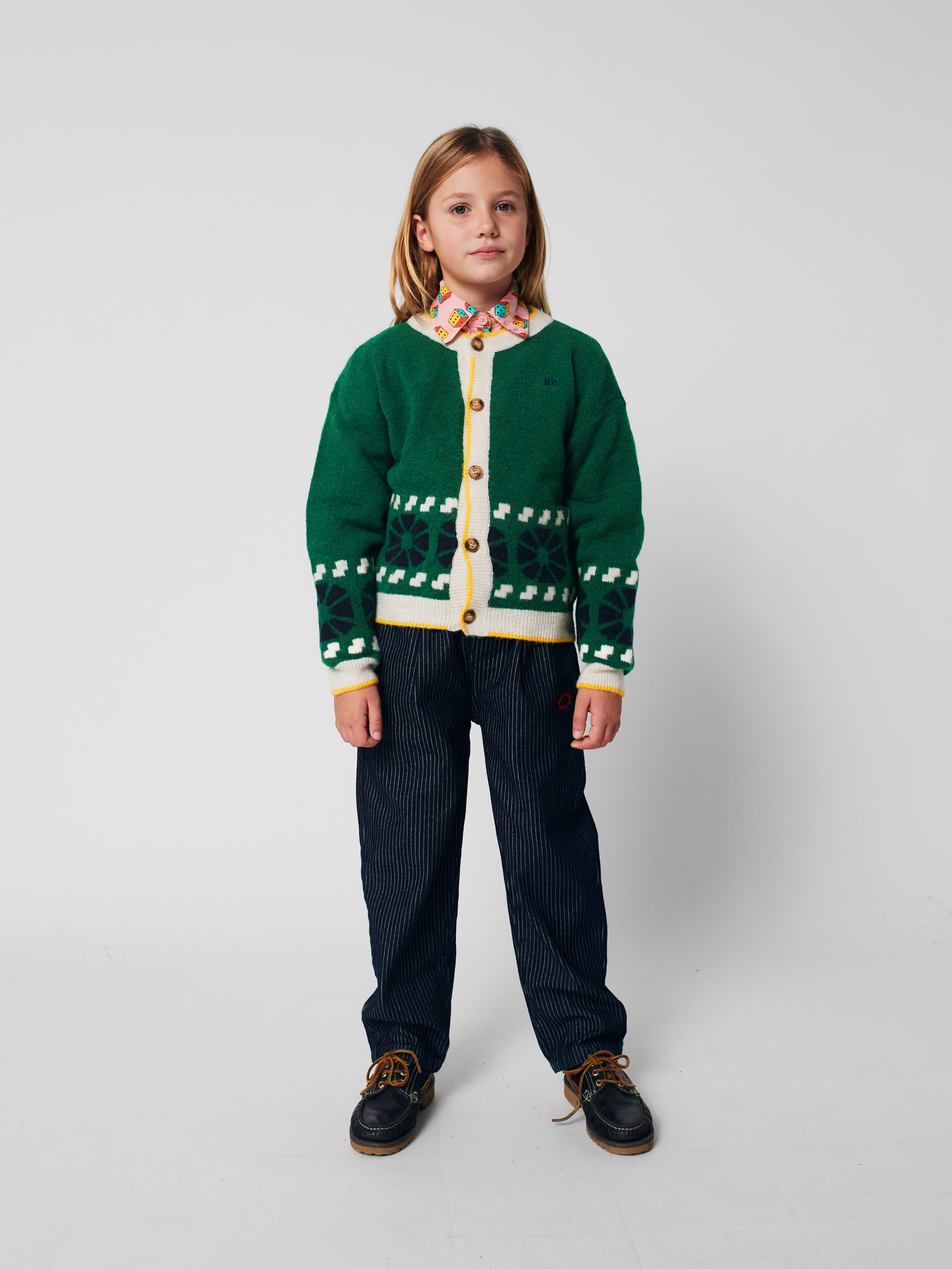 Tic Tac Toe denim pants Kids Bobo Choses BÉBÉ Concept 