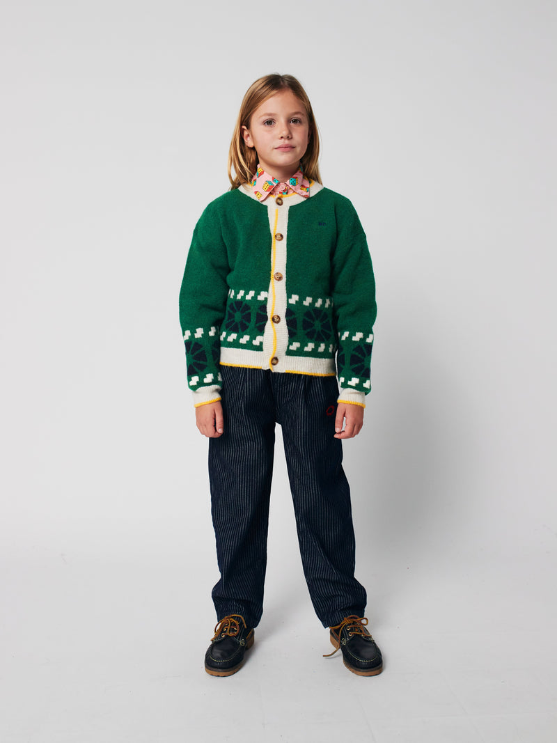 Tic Tac Toe denim pants Kids Bobo Choses BÉBÉ Concept 