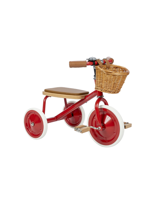 Rowerek trójkołowy w stylu retro Trike red