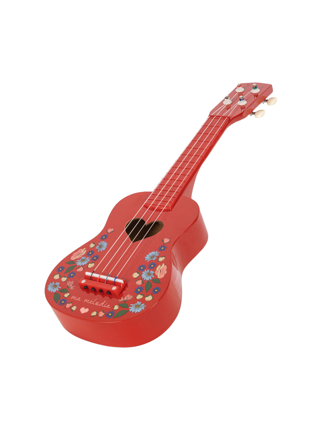 Drewniana gitara ukulele dla dzieci Konges Slojd BÉBÉ Concept 