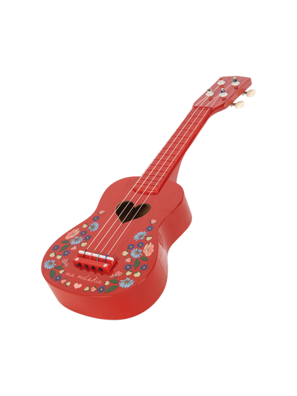 Drewniana gitara ukulele dla dzieci Konges Slojd BÉBÉ Concept 