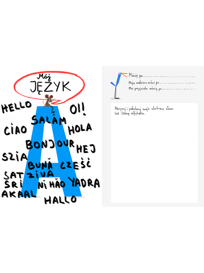 Moja książka o mnie. Książka aktywnościowa Wydawnictwo Kropka BÉBÉ Concept 