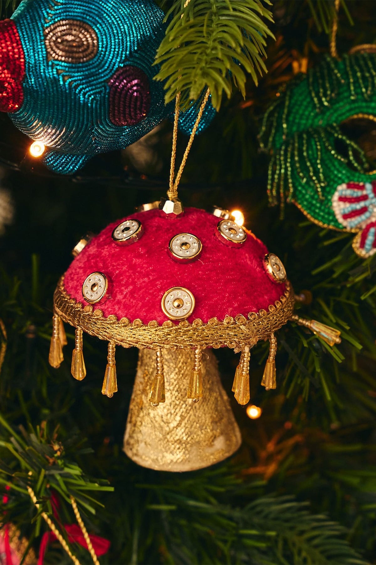 Ozdoba choinkowa Holiday Shroom Blush PINK
