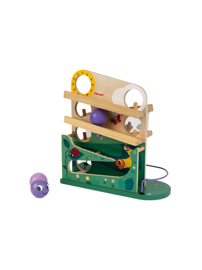 Drewniany kulodrom Gąsienica Janod BÉBÉ Concept 