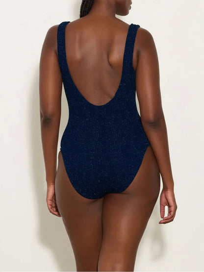 Jednoczęściowy kostium kąpielowy Square Neck Hunza G BÉBÉ Concept 