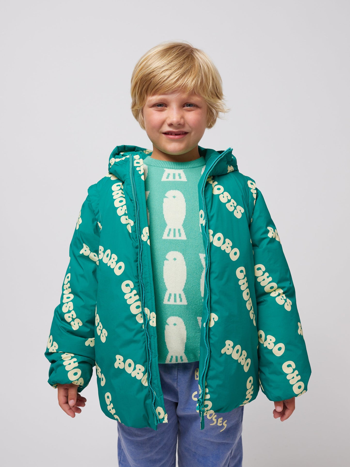 Wavy Bobo Choses all over light padded anorak Bobo Choses BÉBÉ Concept 