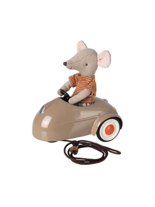 Samochodzik dla myszek na sznurku