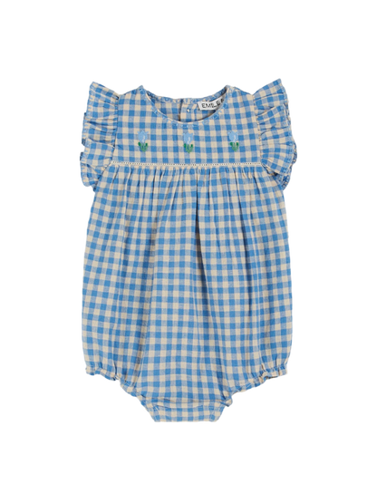 Rampers niemowlęcy z haftowanymi zdobieniami Emile et Ida BÉBÉ Concept 