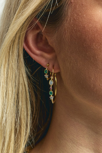 Big Storybook Hoop Earrings