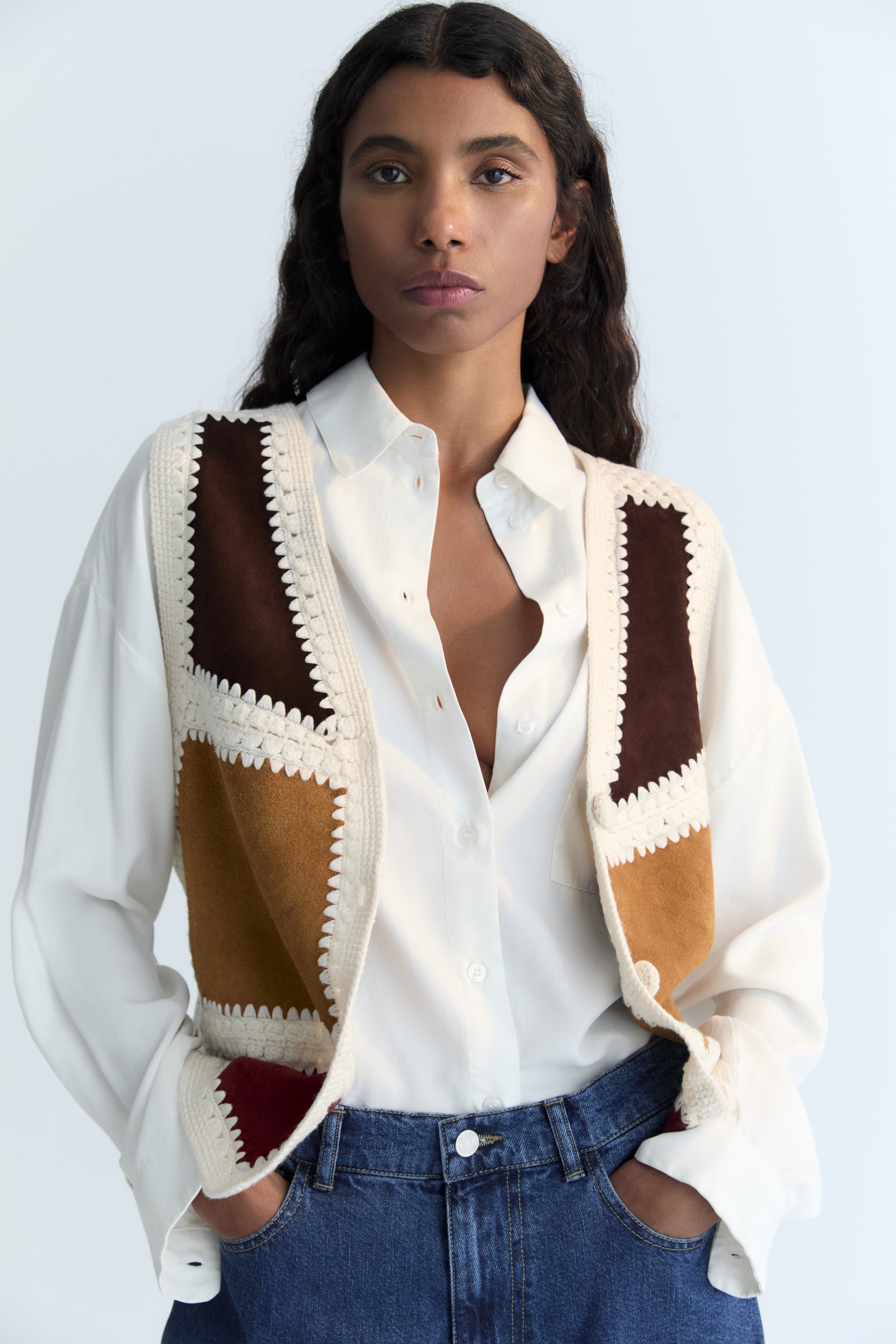 Skórzana kamizelka Arlet Woman Waistcoat The New Society BÉBÉ Concept 