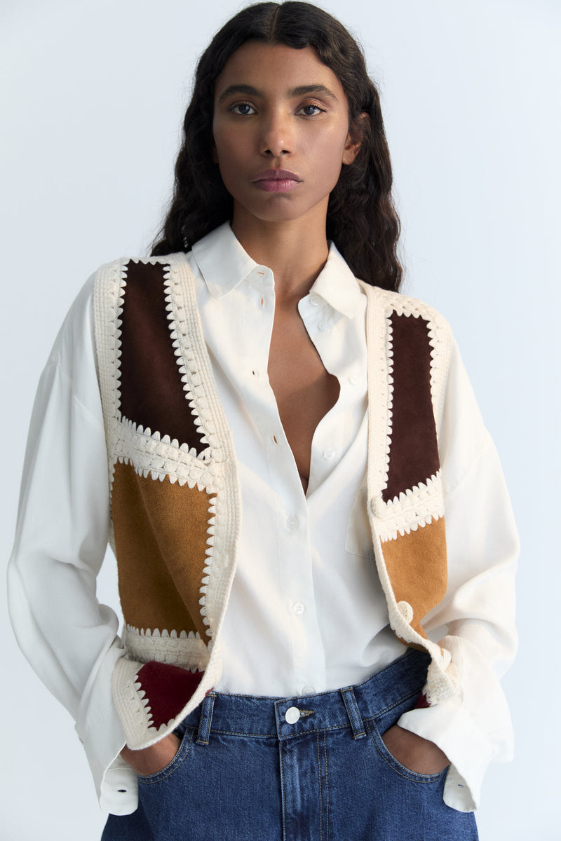 Skórzana kamizelka Arlet Woman Waistcoat The New Society BÉBÉ Concept 