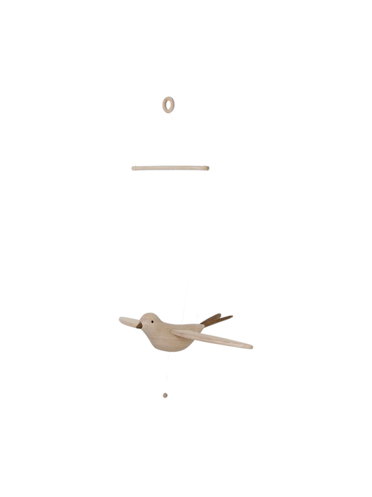 Dřevěný létající pták koko mobilní