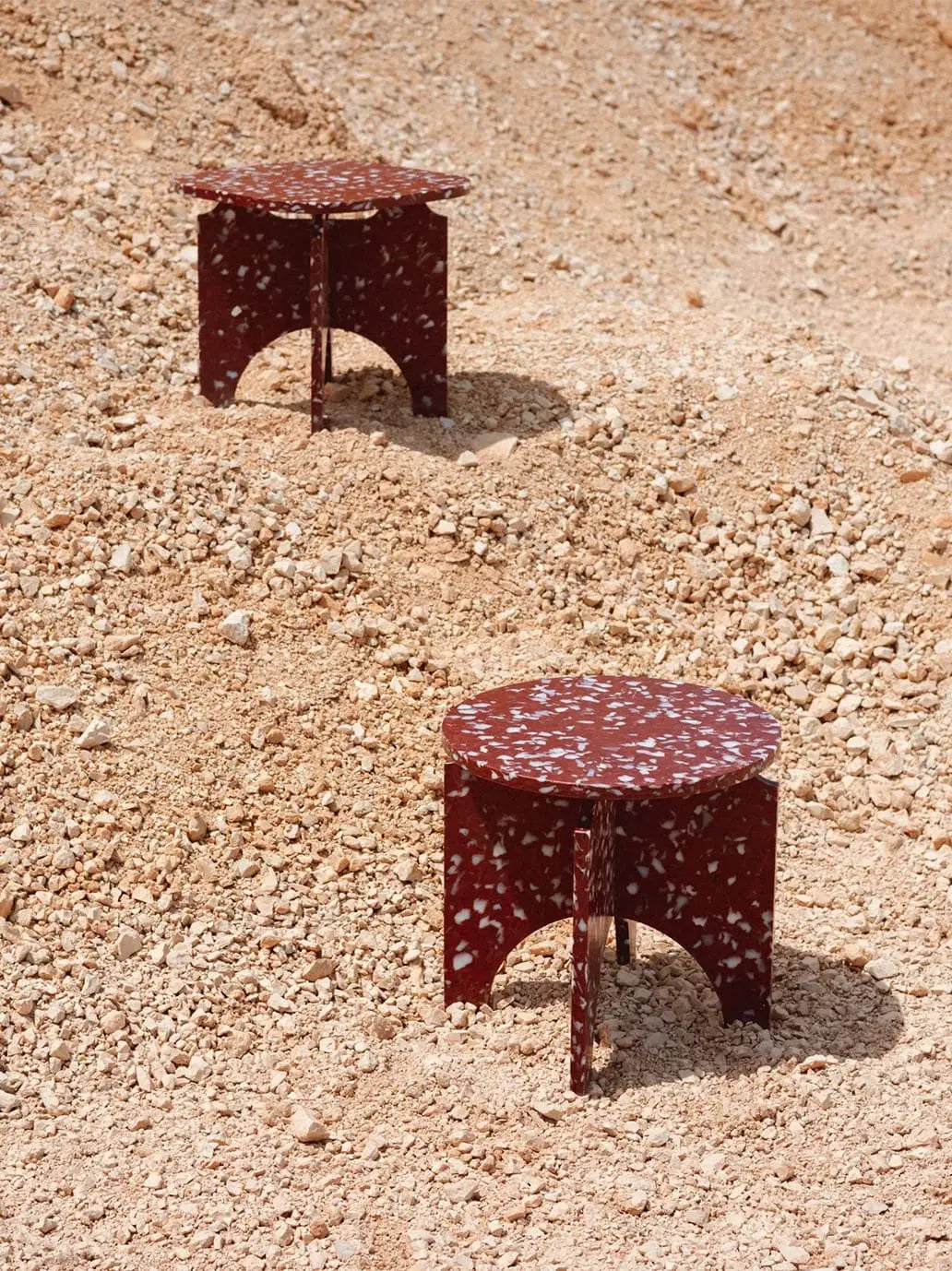 Stołek z eko tworzywa Round Stool Tiny M1N1 Minimono BÉBÉ Concept 