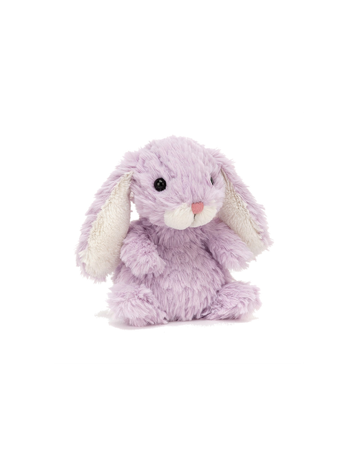 Przytulanka mały puchaty króliczek lavender