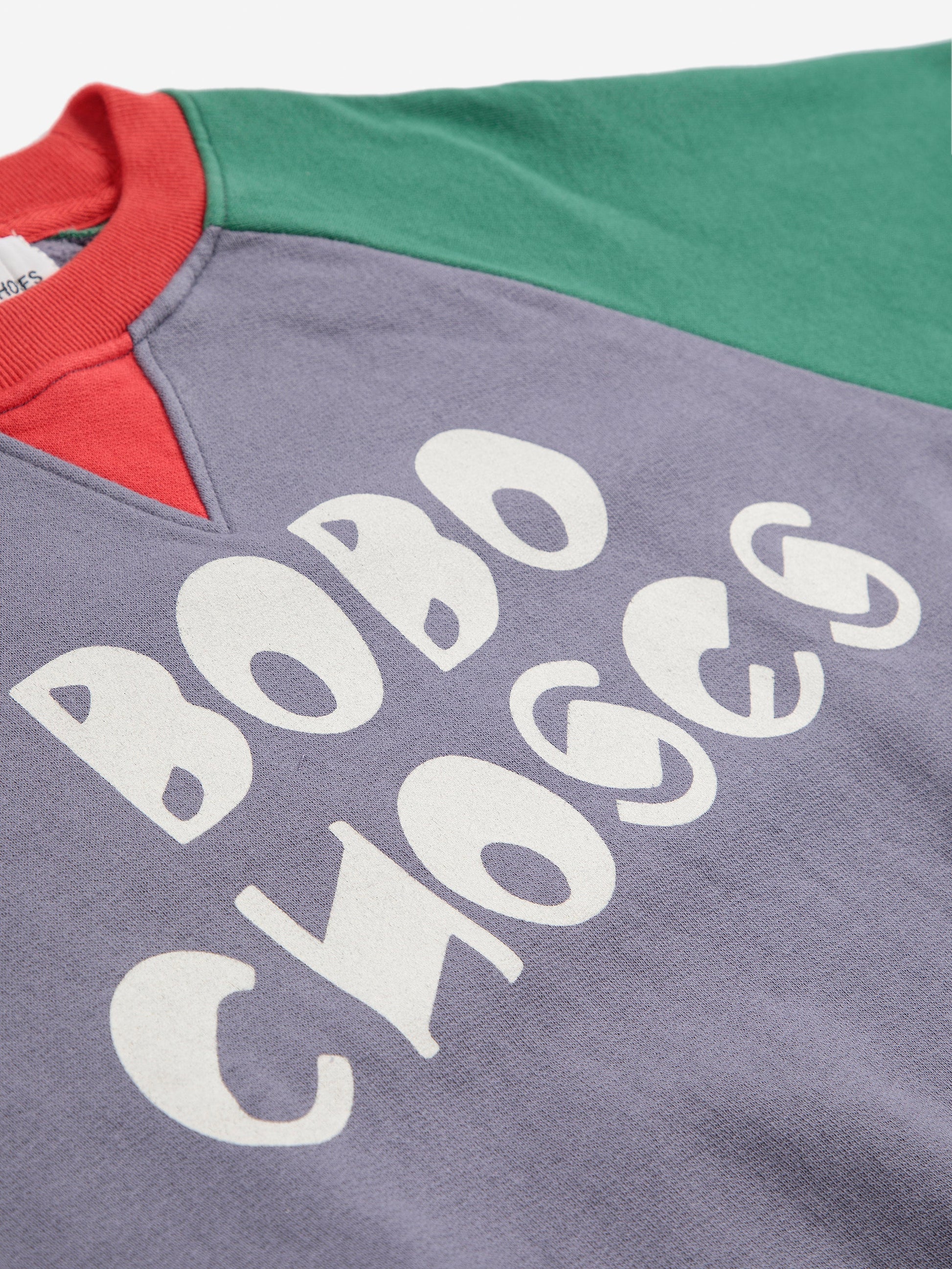Bobo Choses color block ranglan sweatshirt Kids Bobo Choses BÉBÉ Concept 