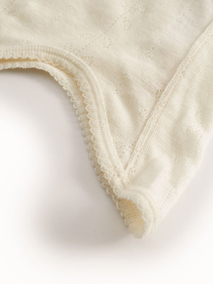 Kominiarka niemowlęca merino Balaclava Pointelle MarMar Copenhagen BÉBÉ Concept 