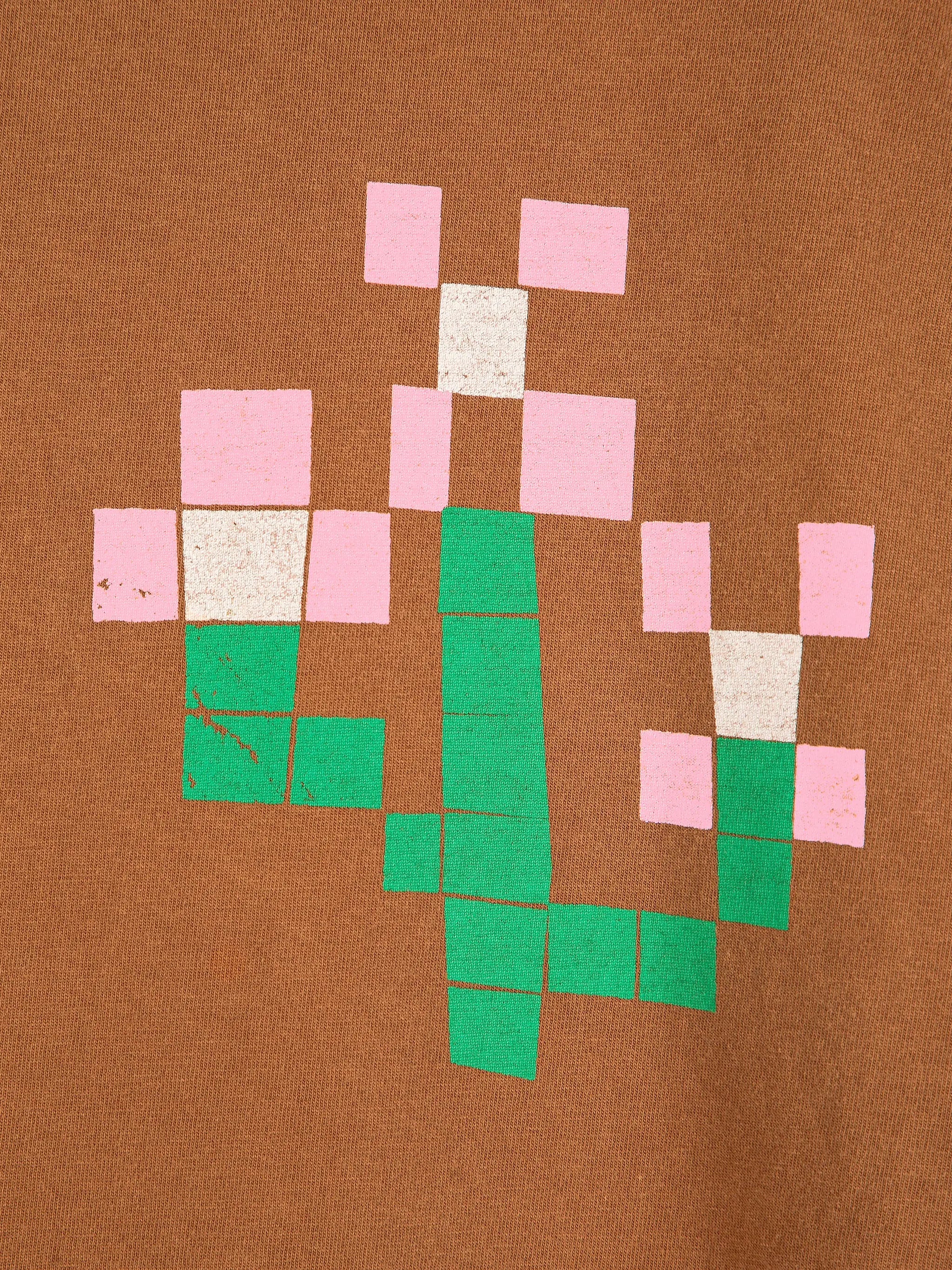 Pixel Flowers oversize T-shirt Bobo Choses BEBE Concept 