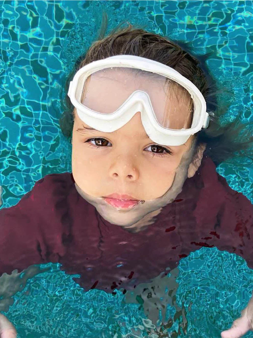 Silikonowe gogle kąpielowe Hans Petites Pommes BÉBÉ Concept