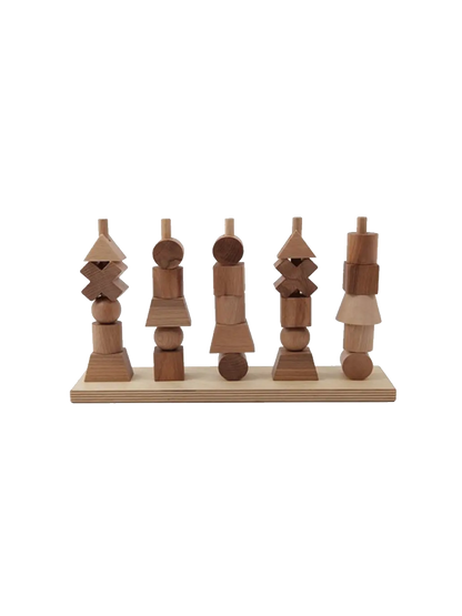 drewniana układanka płotek Wooden Story BÉBÉ Concept