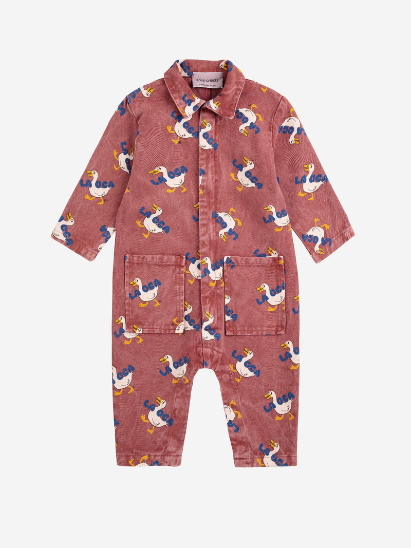 La Oca all over woven overall Baby Bobo Choses BÉBÉ Concept 