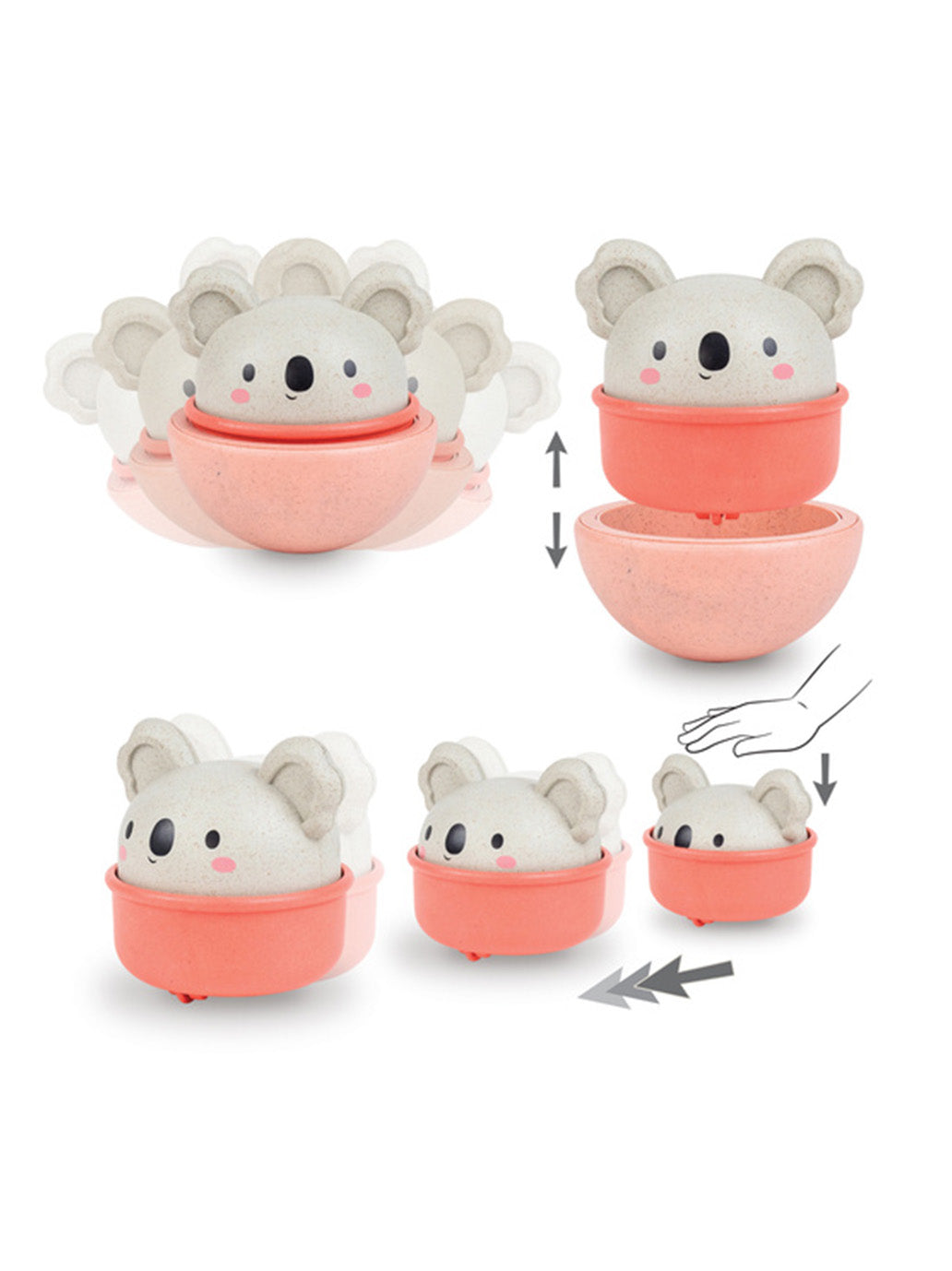 Zabawka motoryczna Rocking Roller Tiger Tribe BÉBÉ Concept 