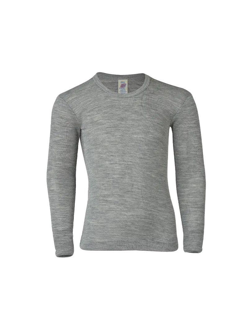 Koszulka longsleeve z wełny merino i jedwabiu Engel Natur BÉBÉ Concept