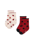 Zestaw 2 par skarpetek w biedronki żakardowe Konges Slojd BEBE Concept 