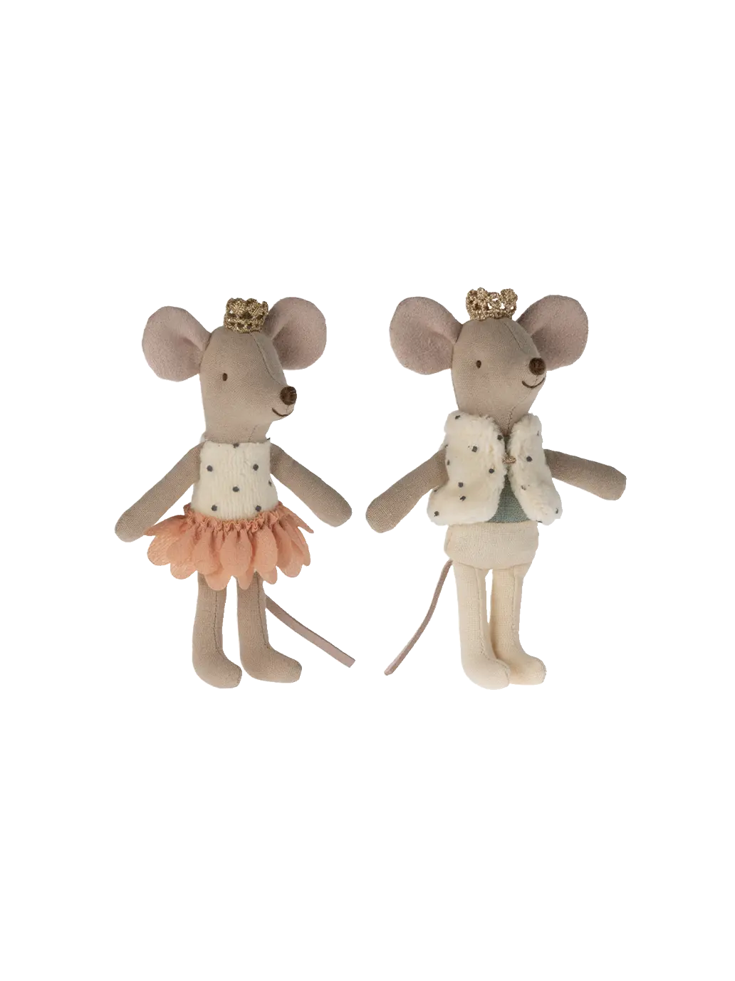 Myszki bliźniaki w pudełku po zapałkach Royal Twins Maileg BÉBÉ Concept 