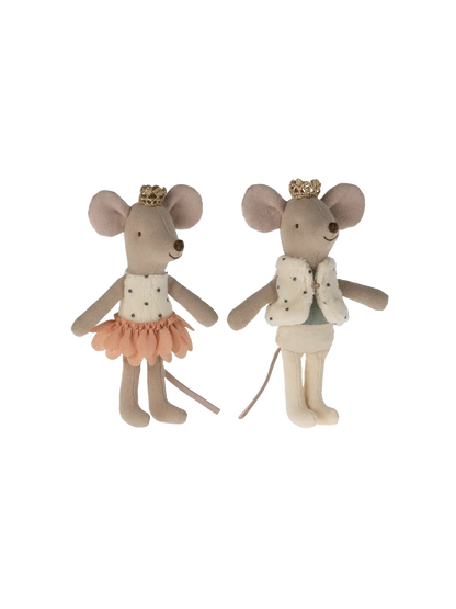 Myszki bliźniaki w pudełku po zapałkach Royal Twins Maileg BEBE Concept 