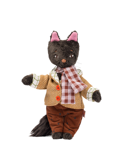 Przytulanka retro w ozdobnym pudełku Les Minouchkas Moulin Roty BÉBÉ Concept 