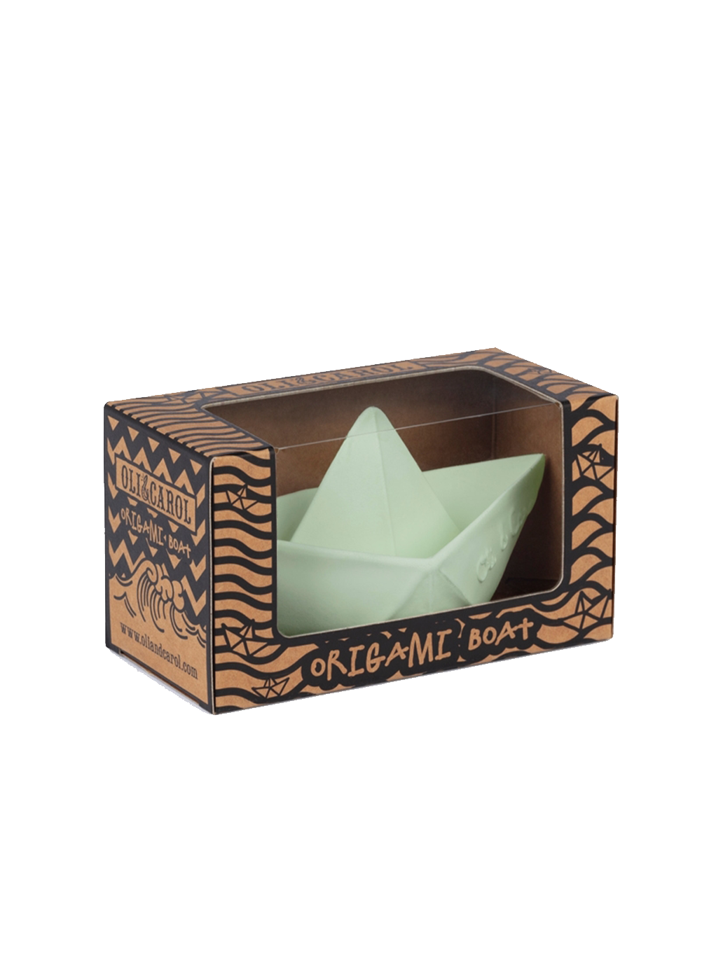 Kauczukowa zabawka do kąpieli Origami Boat Oli & Carol BÉBÉ Concept 