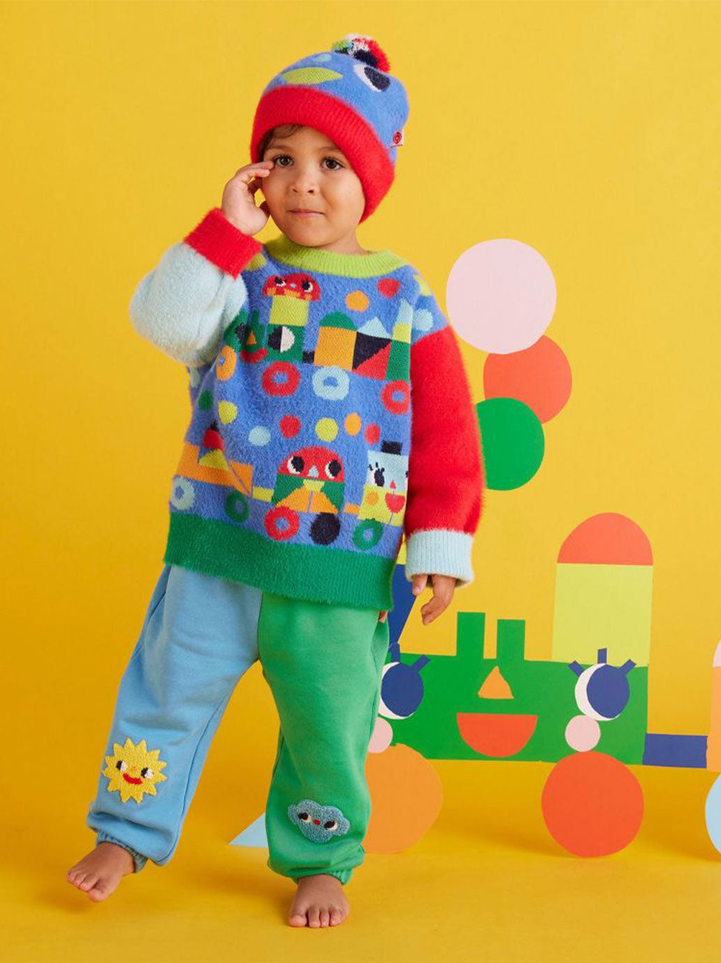 Sweter z kolorowym wzorem Halcyon Nights BÉBÉ Concept 