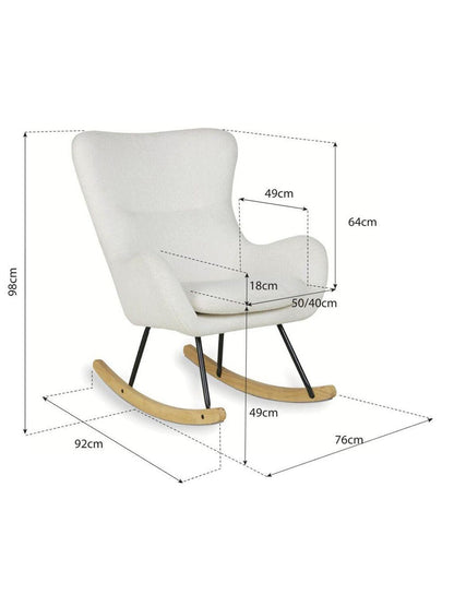 Fotel bujany Basic Quax BÉBÉ Concept 