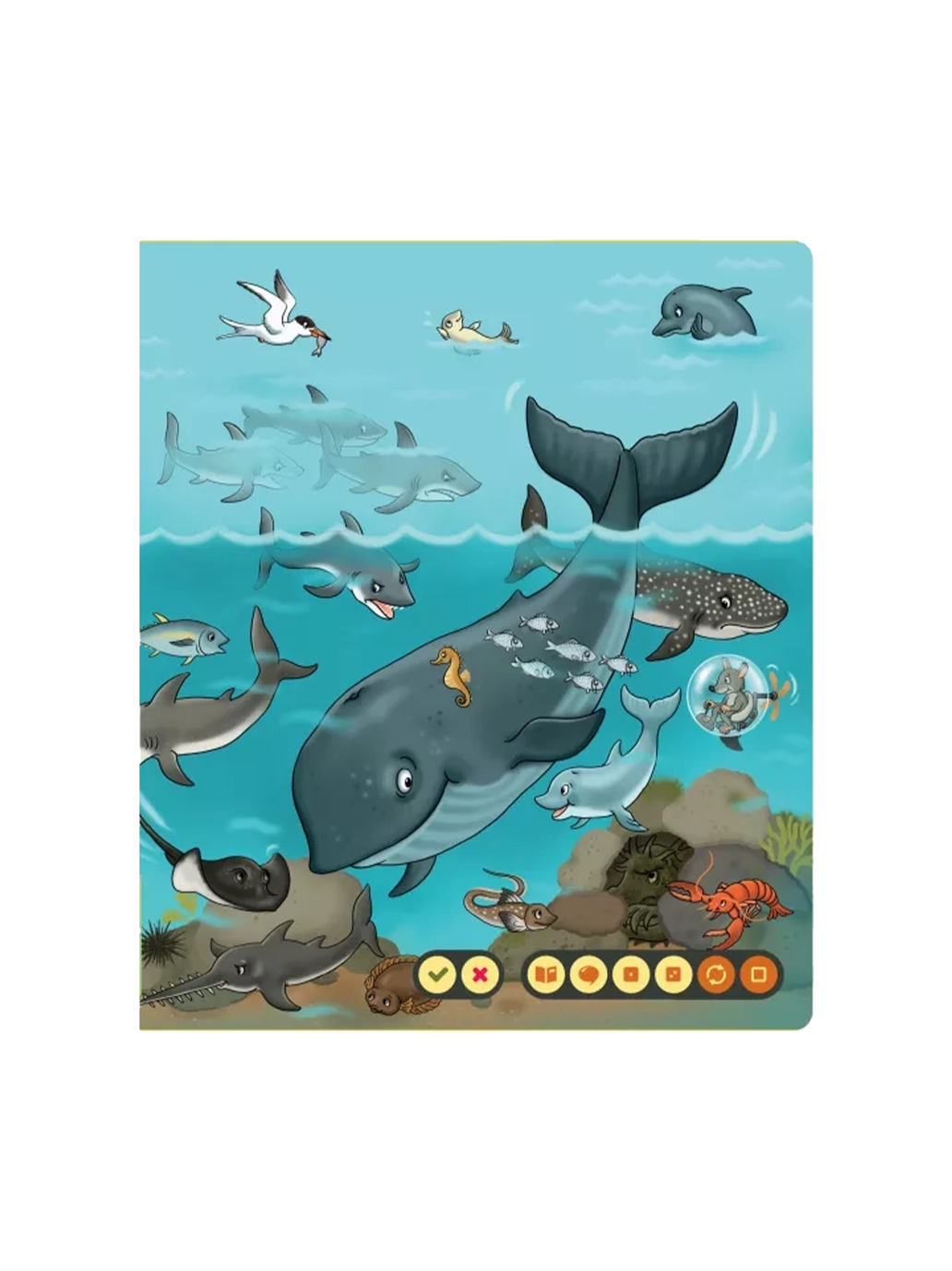 Morskie opowieści. Książka interaktywna Albi BÉBÉ Concept 