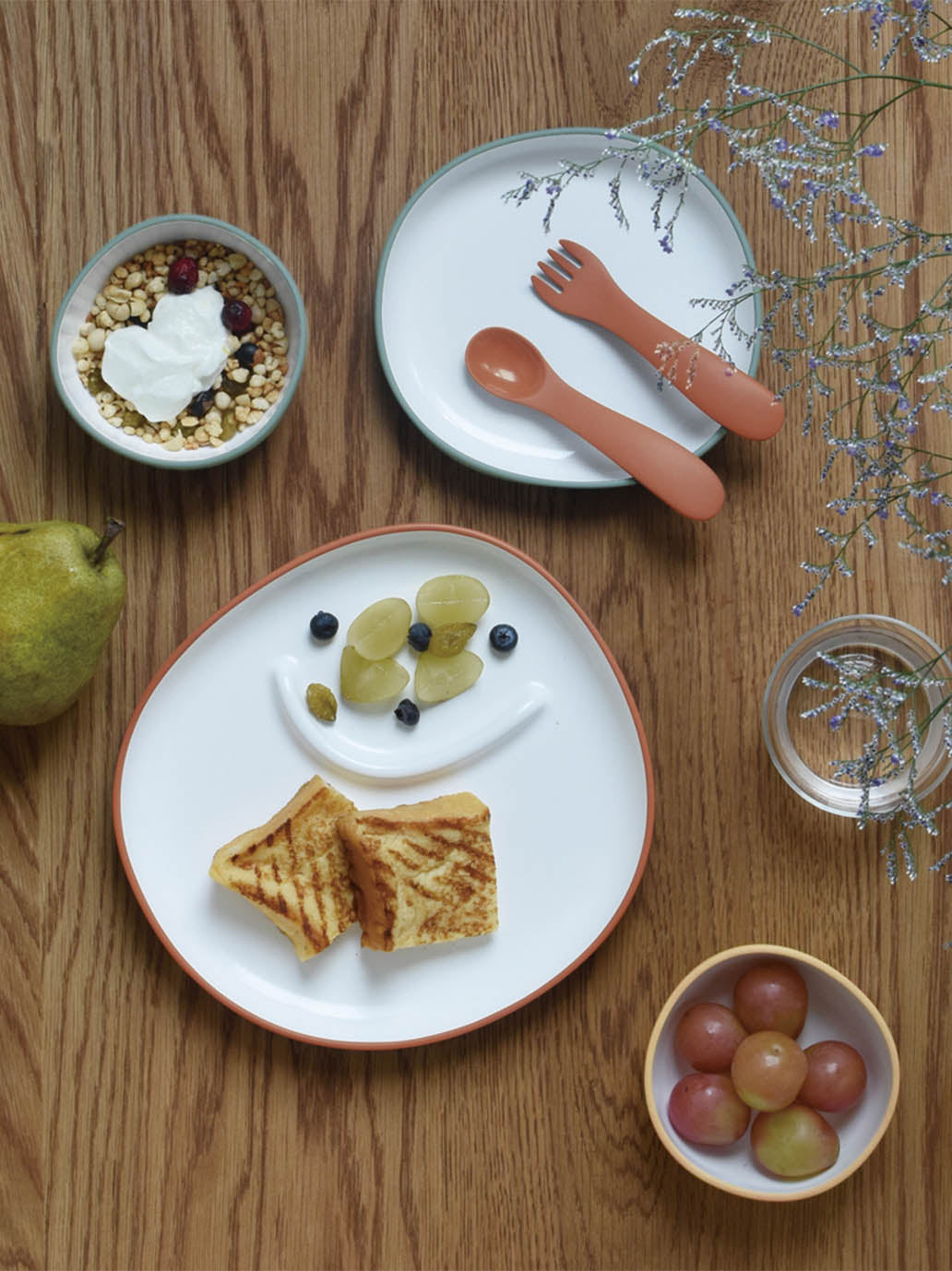 Zestaw 6 naczyń dziecięcych BONBO Kinto BÉBÉ Concept