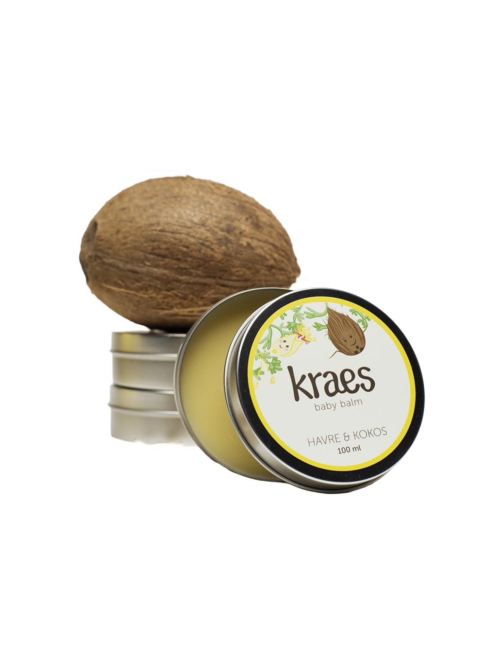 Naturalny wielofunkcyjny Baby Balm Owies &amp; Kokos Kraes BÉBÉ Concept 