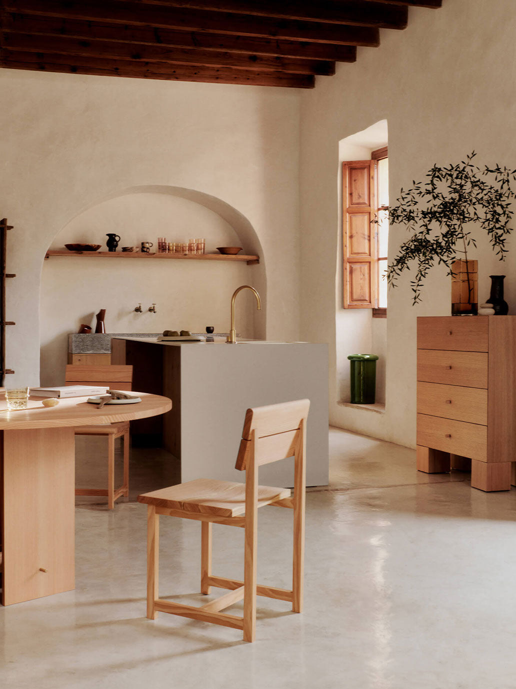 Komoda z szufladami Kuben Ferm Living BÉBÉ Concept 