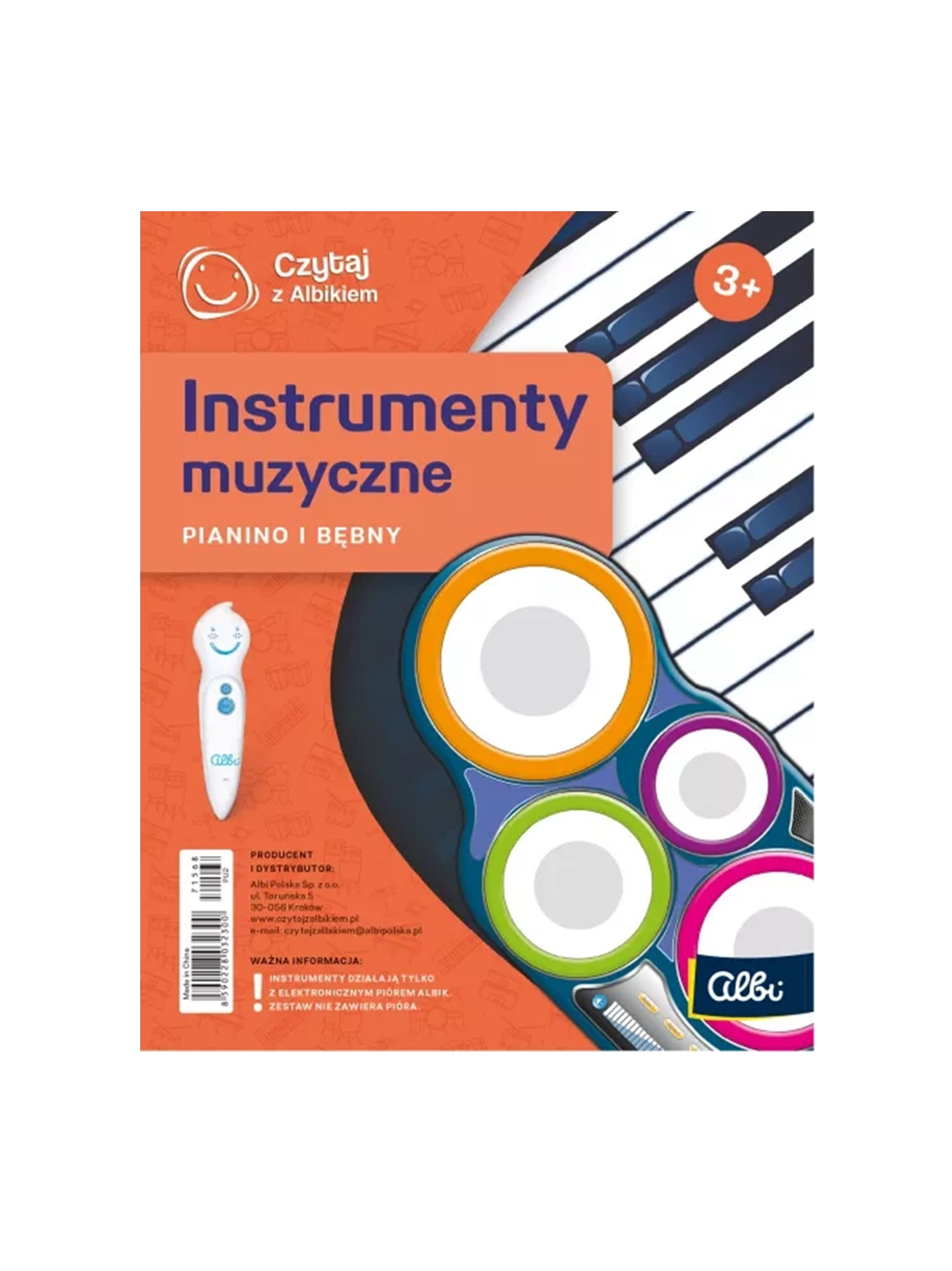 Interaktywne instrumenty muzyczne Albi BÉBÉ Concept 