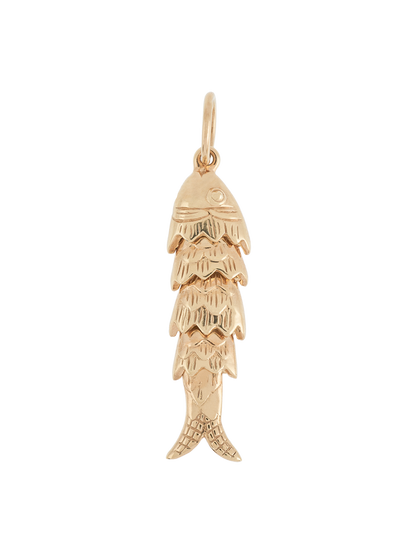 Złota zawieszka Fins of Fortune Charm Anna + Nina BÉBÉ Concept 