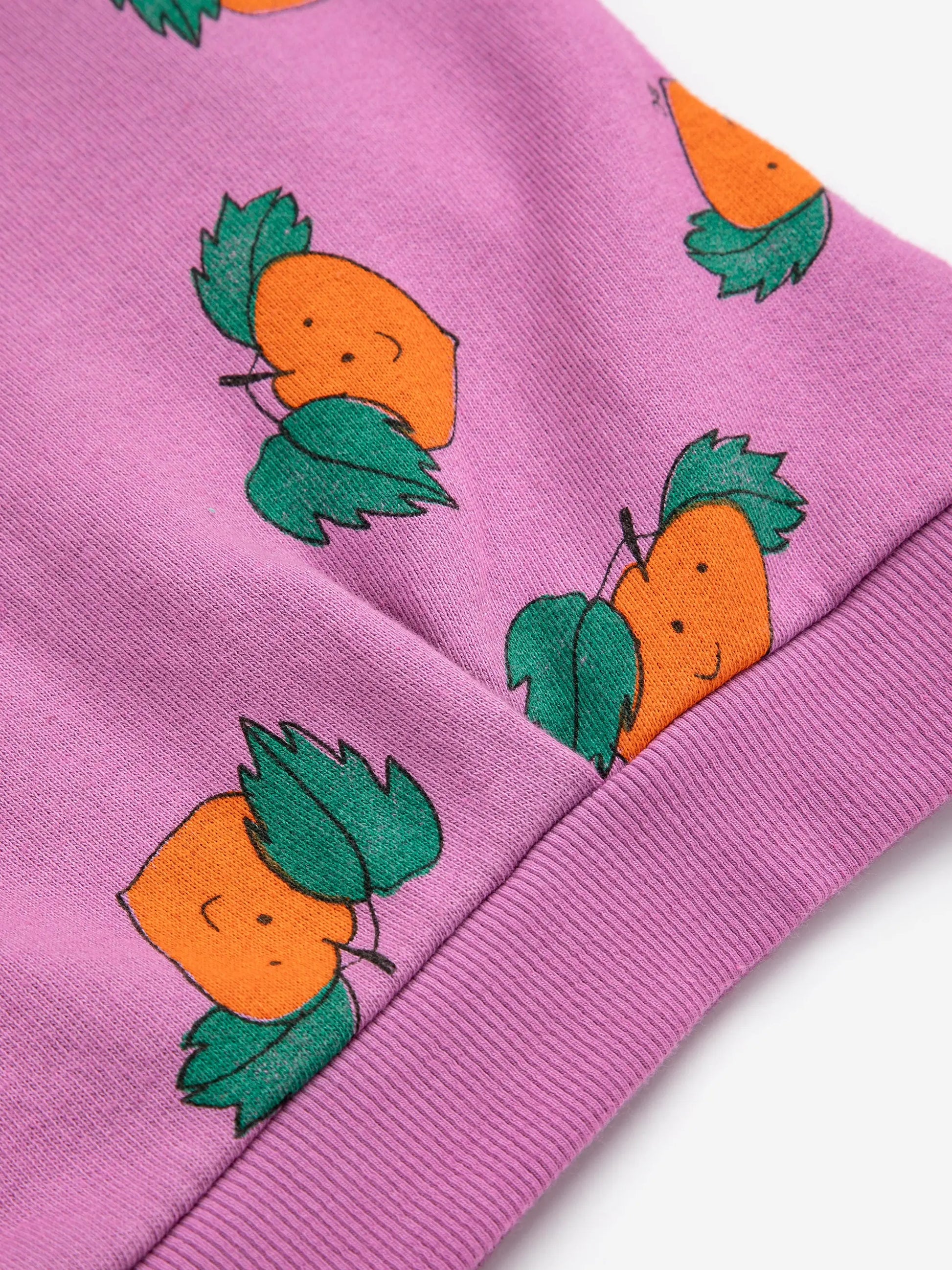 Bluza Tangerine all over cropped sweatshirt Bobo Choses BEBE Concept 