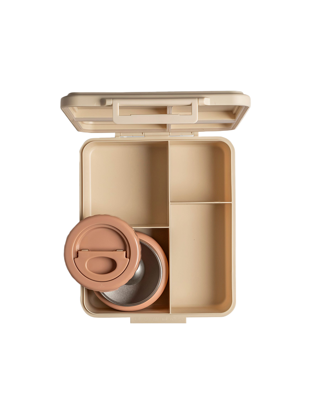 Duży lunchbox tritanowy z termosem Citron BÉBÉ Concept 