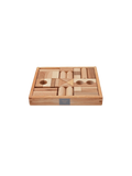 dřevěné kostky v krabici po 30 ks.