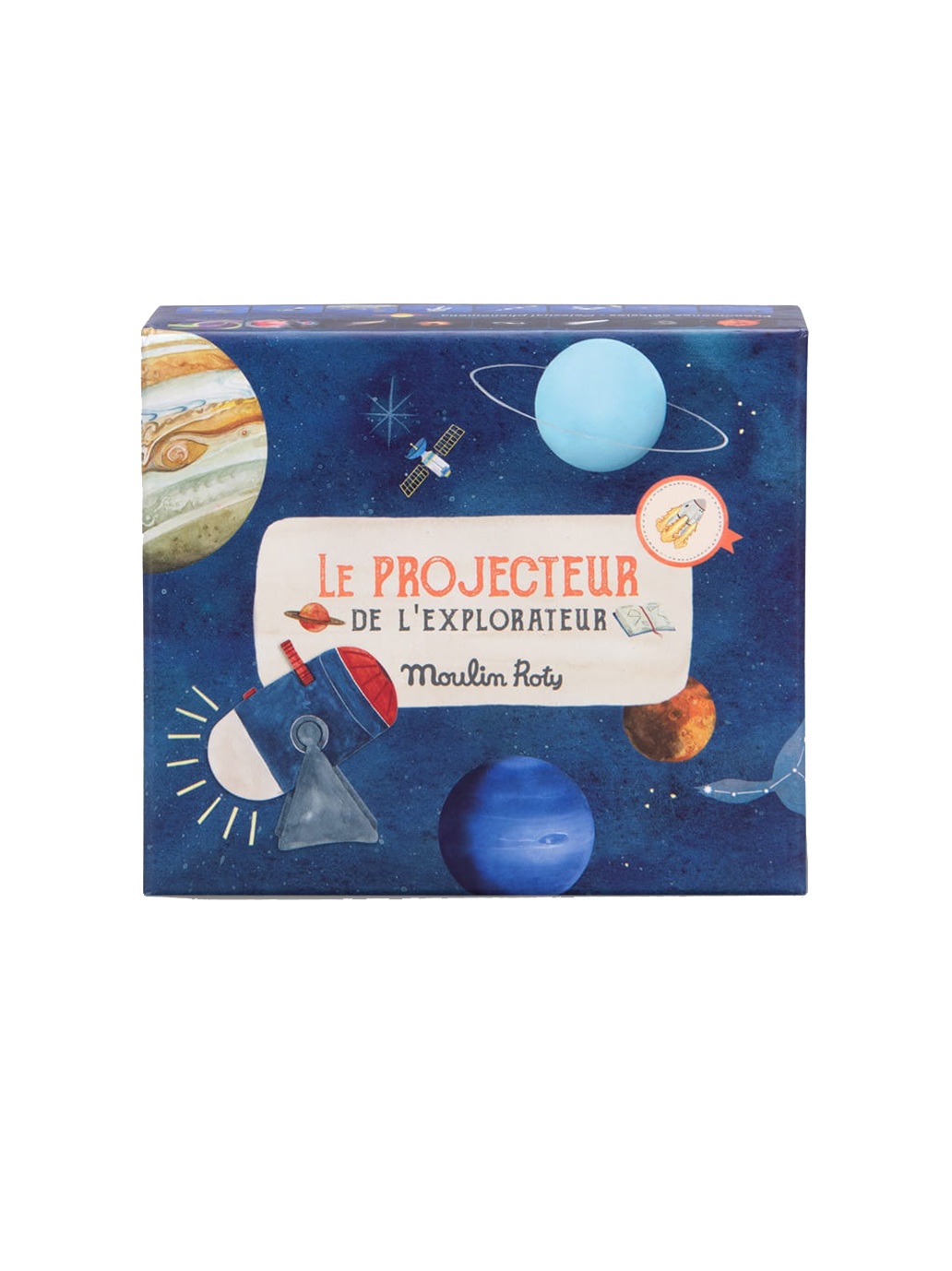 Lampka projektor Eksplorer kosmosu Moulin Roty BÉBÉ Concept 