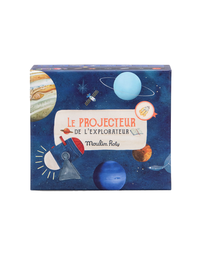 Lampka projektor Eksplorer kosmosu Moulin Roty BÉBÉ Concept 