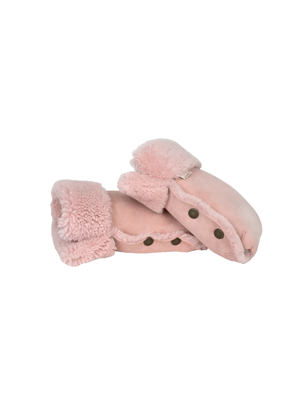 Manguitos con lana merino natural ROSE
