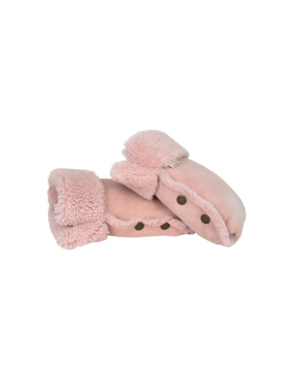 Mufki z naturalną wełną merino ROSE