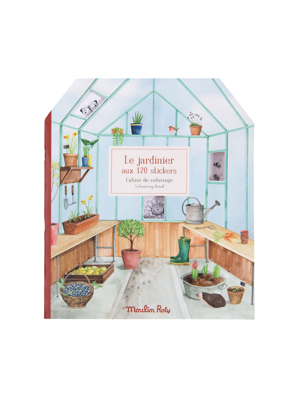 Kolorowanka z naklejkami Moulin Roty BÉBÉ Concept 